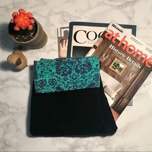 Bootcut Yoga Pants with Fold-over Waistband